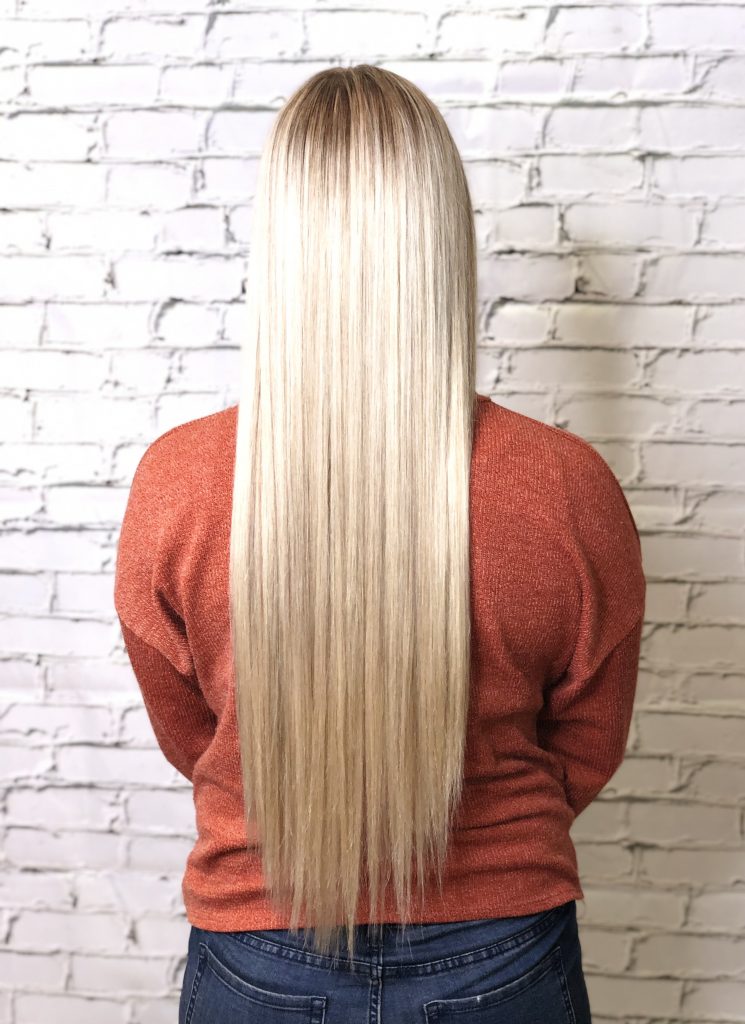 White Blonde Hair Extensions